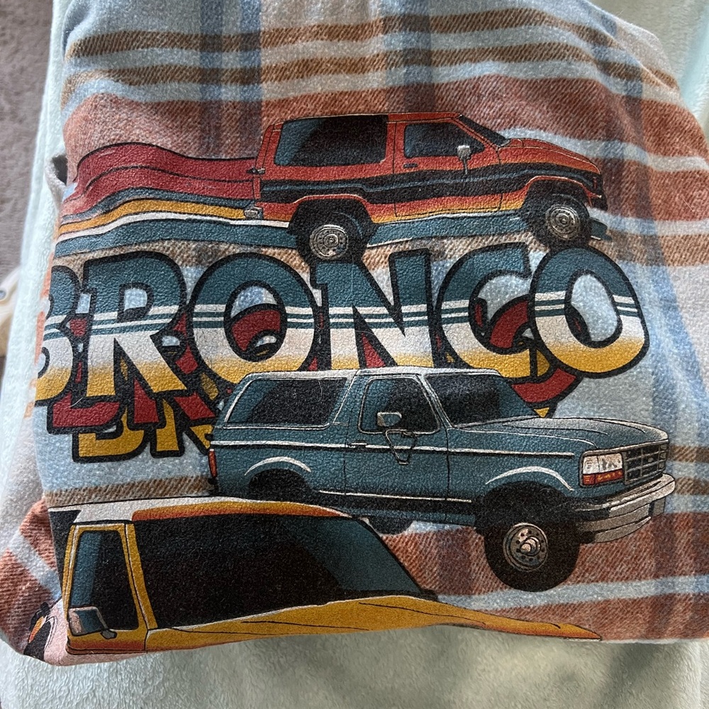 Vintage Ford Bronco Graphic jacket - Multicolor Trucks Womens XS